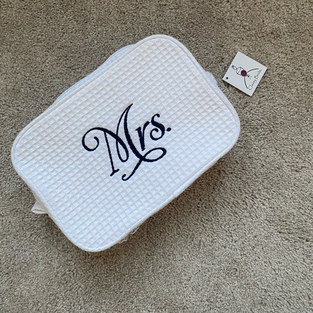 “Mrs” makeup bag